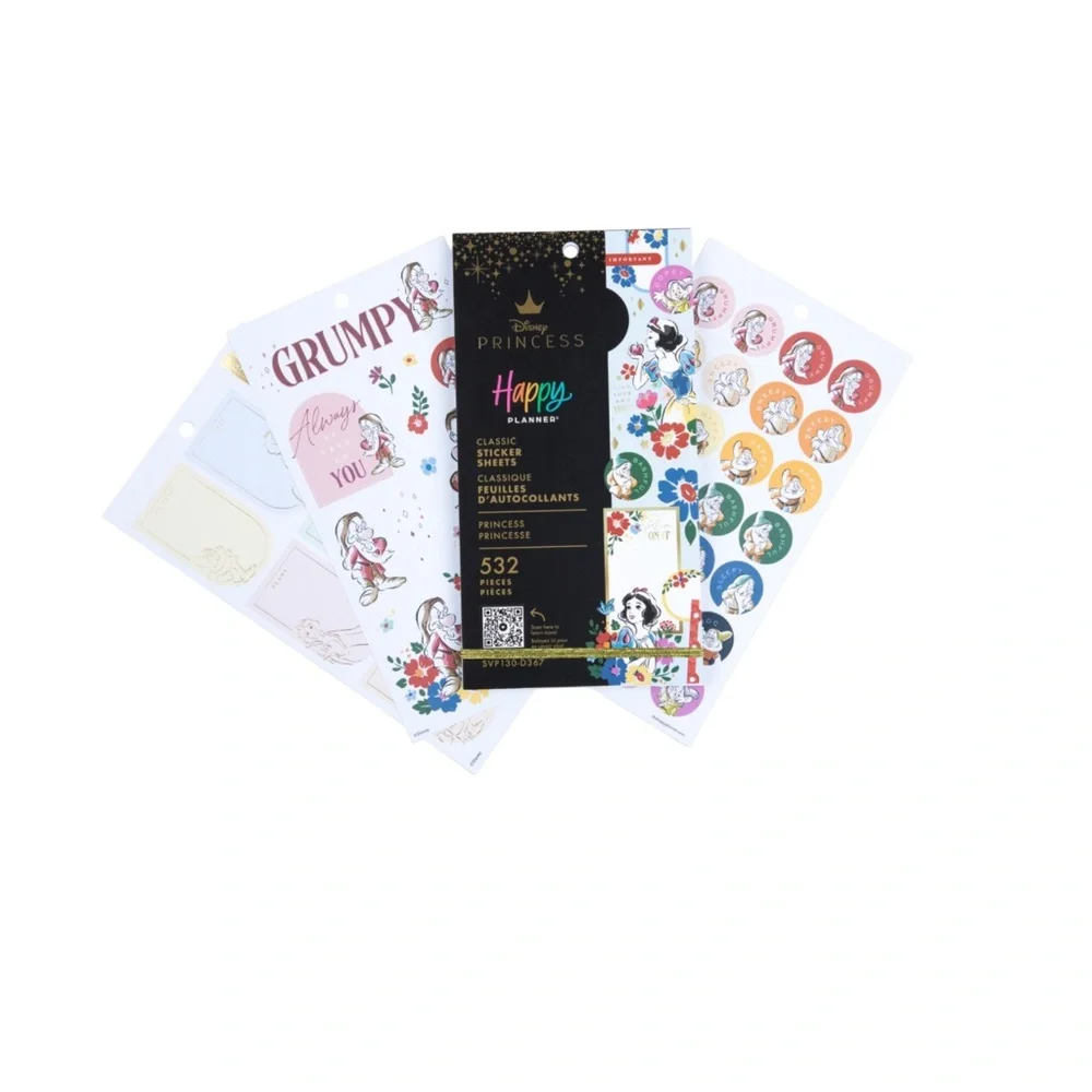 Happy Planner Disney Princess Snow White Value Pack Stickers